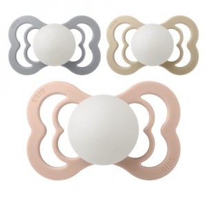 BIBS Supreme Night Glow, Taille 2 (6+ mois),  Anatomique - Latex