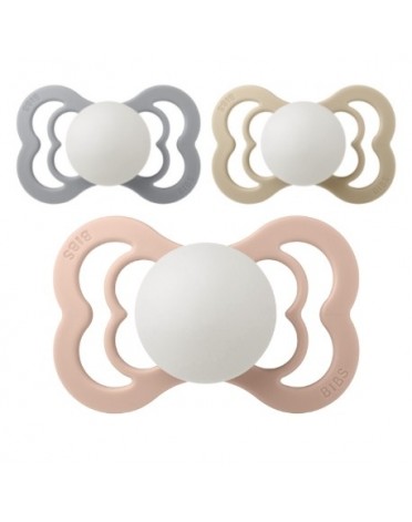 BIBS Supreme Night Glow, Taille 2 (6+ mois),  Anatomique - Latex