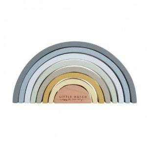 LITTLE DUTCH,  Arc-en-ciel en bois, Blue