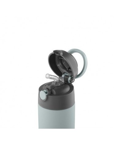 Aya&Ida,  Kids Straw Bottle, Gourde avec paille, 350 ml, Mint Green
