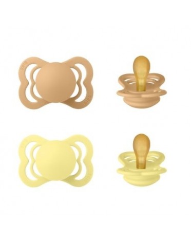 BIBS Supreme - Lot de 2,  Taille 1 (0-6 mois), Anatomique - Latex,