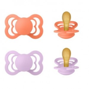 BIBS Supreme - Lot de 2,  Taille 2 (6+ mois), Anatomique - Latex,