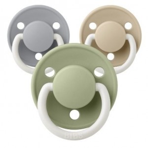 BIBS De Lux Night, Taille 1 (0-6 mois), Ronde - Latex