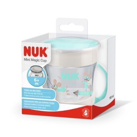 NUK  Mini Magic Cup, Tasse, White, 6+m