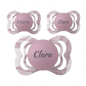 BIBS Supreme Tie Dye, Taille 1 (0-6 mois), Anatomique - Latex, Tetine personnalisée