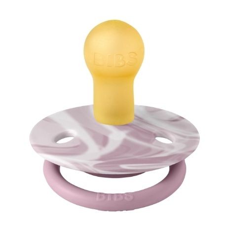 BIBS De Lux Tie Dye , Taille 1 (0-6 mois),  Ronde - Latex, Tetine personnalisée