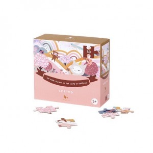 FABELAB, Puzzle - 50 blocs, Printemps
