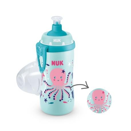 NUK  Junior Cup - motif interactif, Gourde, Mint, 18+m