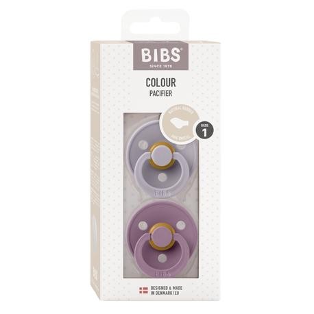 BIBS Colour Lot de 2, Taille 1 (0-6 mois), Physiologique - Latex BIBS Colour Lot de 2, Taille 1 (0-6 mois), Physiologique - Latex