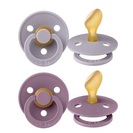 BIBS Colour Lot de 2, Taille 2 (6+ mois), Physiologique - Latex