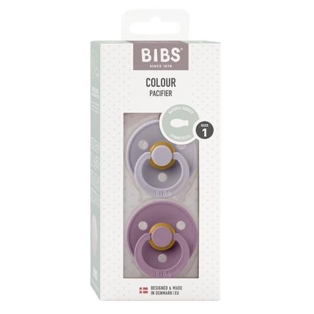 BIBS Colour Lot de 2,  Taille 1 (0-6 mois), Anatomique - Latex