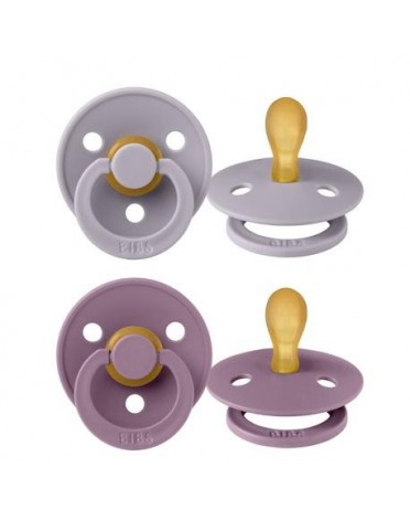 BIBS Colour Lot de 2,  Taille 1 (0-6 mois), Anatomique - Latex