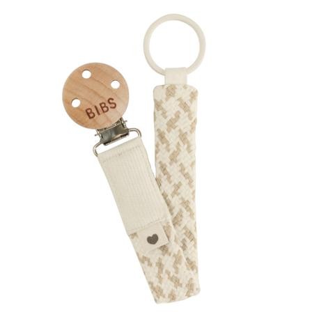 BIBS Paci Braid,  Attache-tétine, Ivory / Vanilla