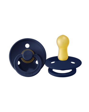 BIBS Colour - Lot de 2, Taille 2 (6+ mois), Arrondi - Latex