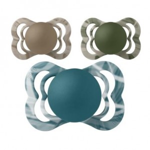 BIBS Supreme Tie Dye, Taille 1 (0-6 mois), Anatomique - Latex