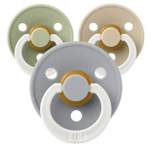 BIBS Colour Night, Taille 1 (0-6 mois), Anatomique - Latex