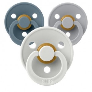 BIBS Colour, Taille 1 (0-6 mois), Ronde - Latex