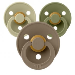BIBS Colour, Taille 2 (6+ mois), Ronde - Latex
