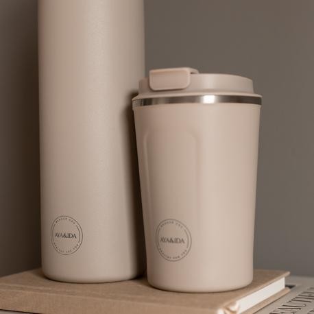 Aya&Ida, CUP2GO, 380 ml, Cream Beige