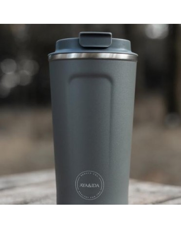 Aya&Ida, CUP2GO, 500 ml, Dark Grey