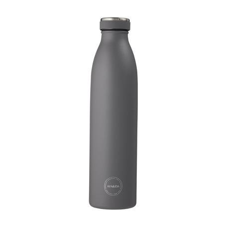 Aya&Ida,  Drinking Bottle, Gourde avec couvercle, 750 ml, Dark Grey