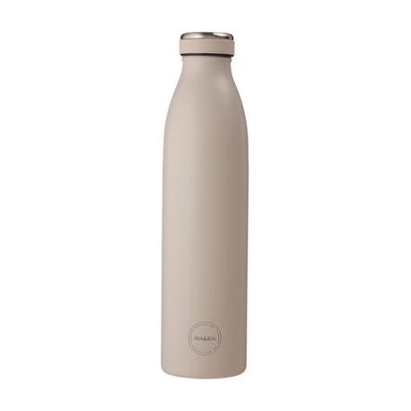 Aya&Ida,  Drinking Bottle, Gourde avec couvercle, 750 ml, Cream Beige