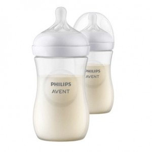 Philips Avent, Biberon Natural Response, 260 ml, lot de 2, ge 1m+