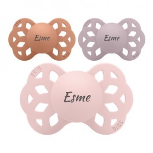 BIBS Infinity, Size 1 (0-6 m), Anatomique - Silicone,  Tétine personnalisée