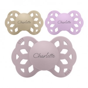 BIBS Infinity, Size 1 (0-6 m), Physiologique - Silicone,  Tétine personnalisée