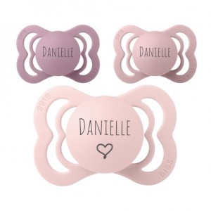 BIBS Supreme, Taille 1 (0-6 mois), Anatomique - Latex, Tetine personnalisée