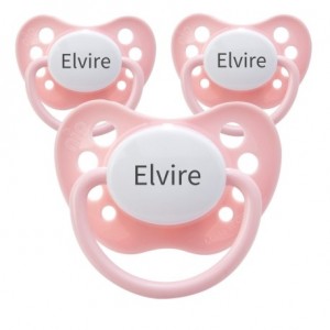 NIP Classic, Taille 1 (0-6 mois), Physiologique - Silicone, Tetine personnalisée