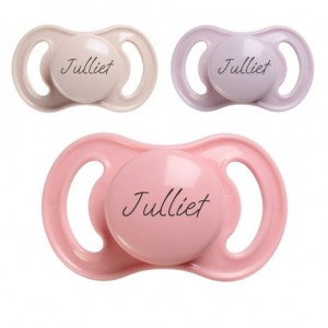 ESSKA Happy Mini, Taille 1 (0-6 m), Anatomique - Silicone, Tetine personnalisée