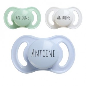 ESSKA Happy Mini, Taille 1 (0-6 m), Anatomique - Silicone, Tetine personnalisée