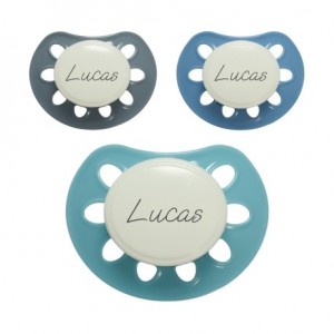 ESSKA Classic Night, Taille 1 (0-6 mois), Physiologique - Silicone, Tetine personnalisée