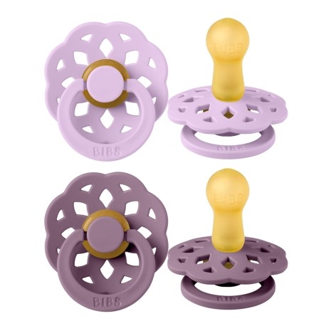 BIBS Boheme - Lot de 2,  Taille 2 (3-36 mois), Ronde - Latex