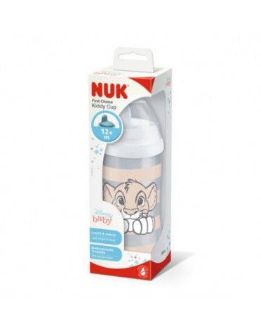 NUK Kiddy Cup, Biberon, Lion King, 12+m