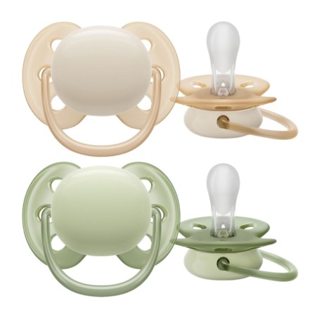 Philips Avent Ultra Soft, Taille 1 (0-6 mois), Anatomique - Silicone