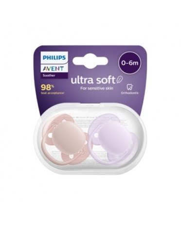 Philips Avent Ultra Soft, Taille 1 (0-6 mois), Anatomique - Silicone
