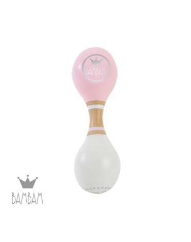 BAMBAM Maracas Hochet, Pink