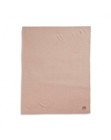 Elodie, Couverture tricotée, Blushing Pink