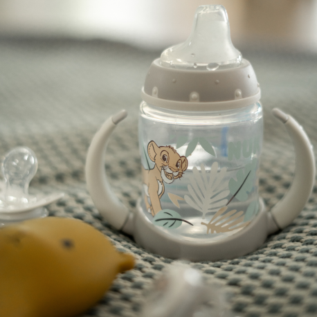 NUK First Choice+ Learner Bottle, Biberon, 150 ml, Lion King