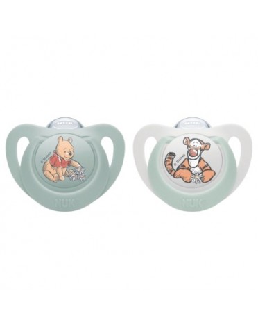 NUK Pacifier, Disney,  Taille 2 (6-18 mois), Anatomical, Silicone 2-pack