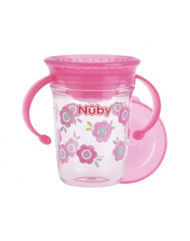 Nüby, Tasse à 360 degrés, Pink