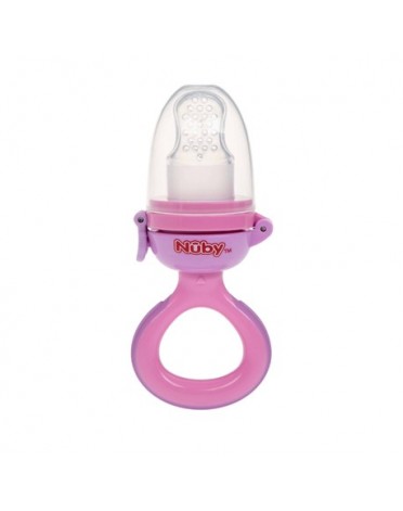 Nüby, Tétine en silicone pour l'alimentation, 6 mois, Pink