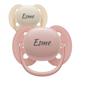 PHILIPS AVENT Ultra Soft, Taille 1 (0-6 mois), Anatomique - Silicone, Tetine personnalisée