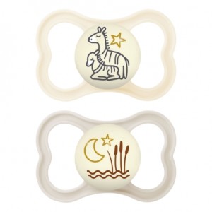 MAM Air Night 2 unites, Taille 3 (16-36m), Orthodontique - Silicone