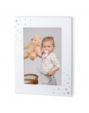 Couverts avec Nom, Acier inoxydable sans motif, Cadre photo inclus