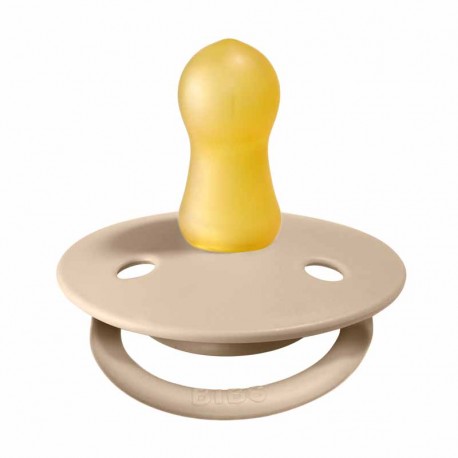 BIBS De Lux Speen Met Naam, Maat 1 (0-6 maanden),  Rond - Latex