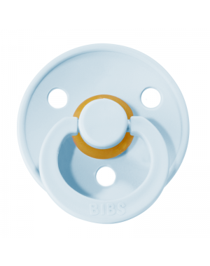 BIBS Colour, Maat 1 (0-6 maanden), Rond - Latex, Speen met naam