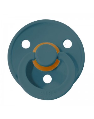 BIBS Colour, Maat 1 (0-6 maanden), Rond - Latex, Speen met naam